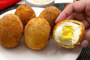 Ovo Empanado, Salgado Simples e Delicioso